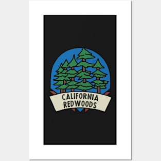 California Redwoods Decal Posters and Art